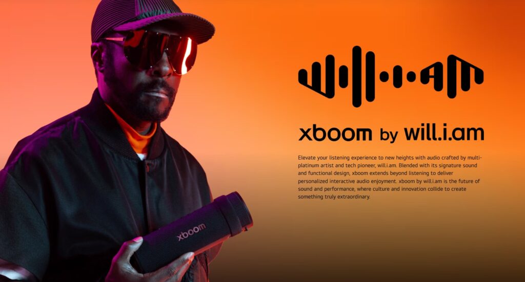 LG Revamps XBOOM Audio Brand in Collaboration with will.i.am, Introducing AI-Powered Speakers