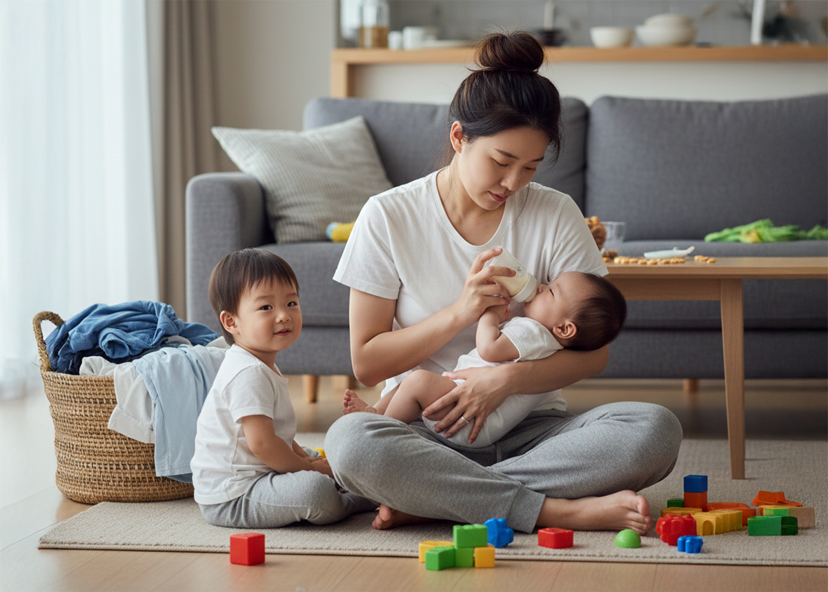 Covid Revealed How Childcare Breakdowns Drove Young Mothers Out of South Korea’s Workforce