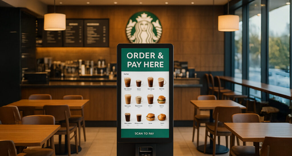 Starbucks, Known for Customer Interaction, Introduces Kiosks for First Time in South Korea and Japan