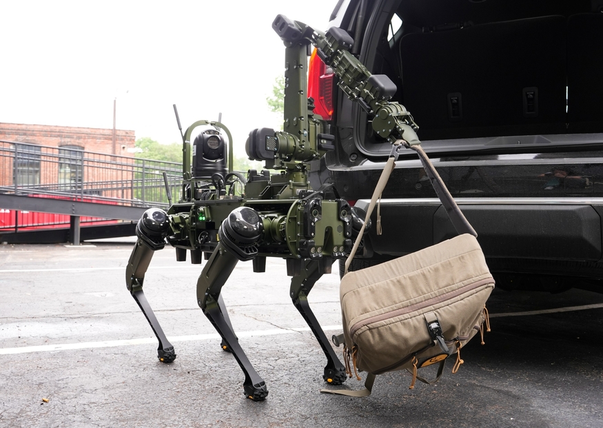 LIG Nex1’s Ghost Robotics unveils robotic arm for its Vision 60 quadruped robot