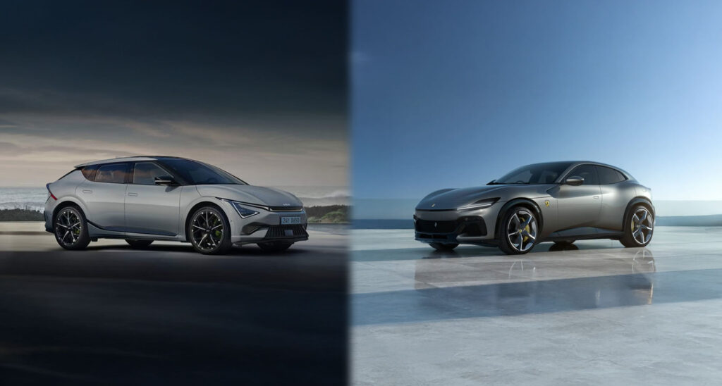 Kia EV6 GT Beats Ferrari Purosangue in 4 of 5 Drag Races